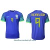 Camiseta de fútbol Brasil Richarlison 9 Segunda Equipación Mundial 2022 - Hombre